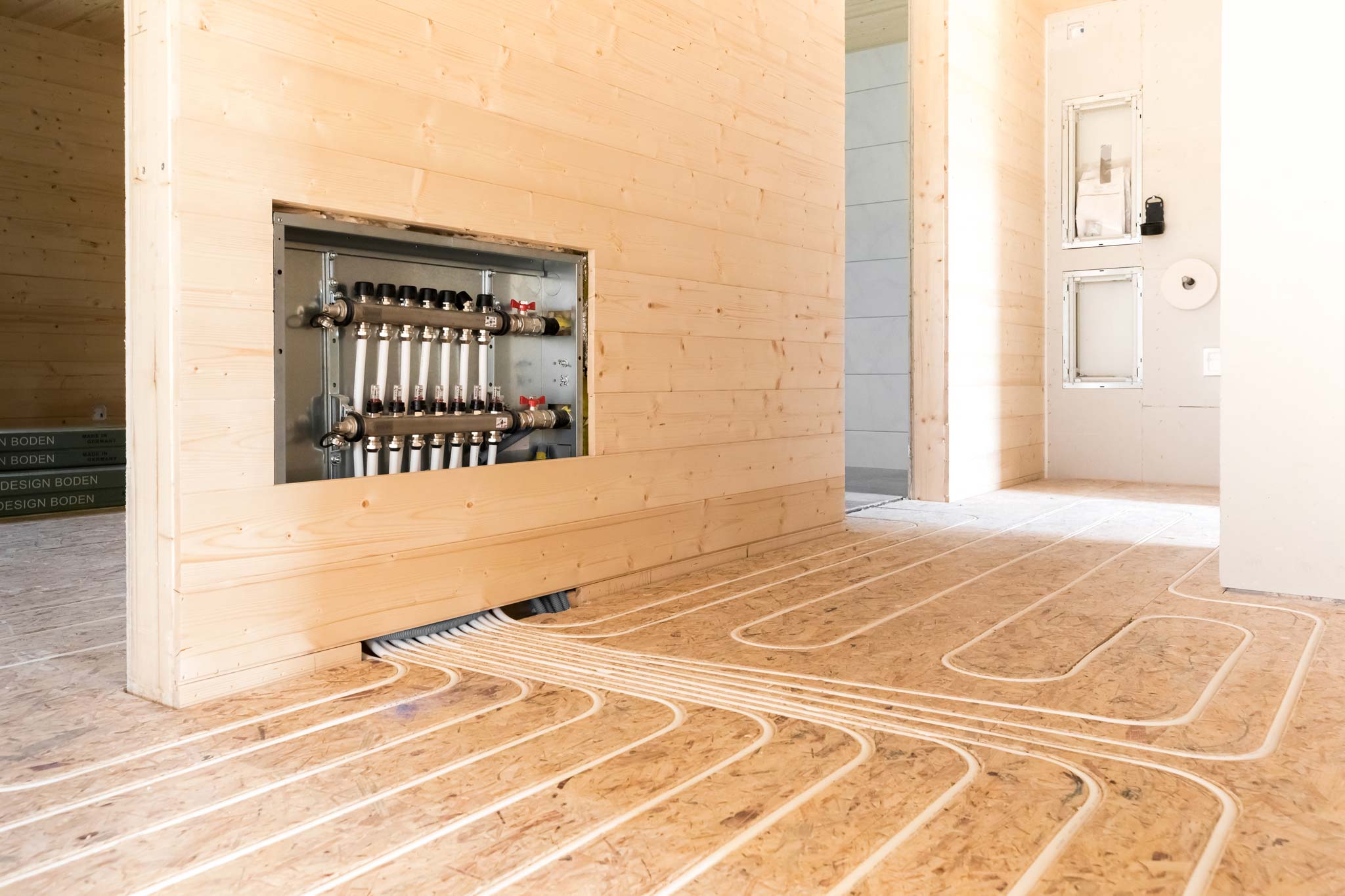 Fussbodenheizung Im Trockenbau In OSB Platten Forrerbau AG