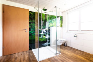 Bedruckte WPS Platte Rückwand Dusche